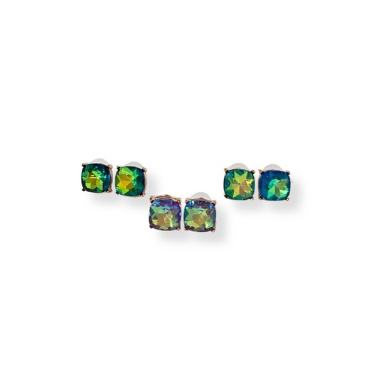 Rhinestone Statement Studs - Ocean (3 colors)