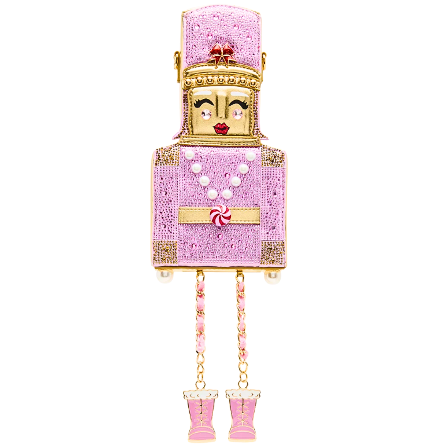 Betsey Johnson - Pink Nutcracker Crossbody Bag