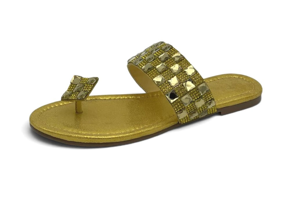 Golden Glam Sandals