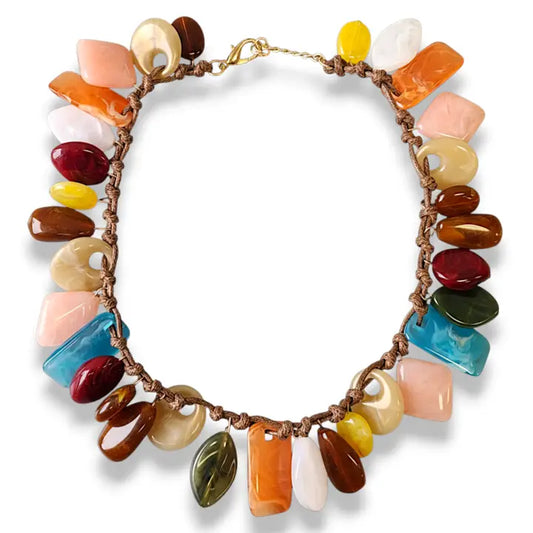 Western Beaded Collar Necklace