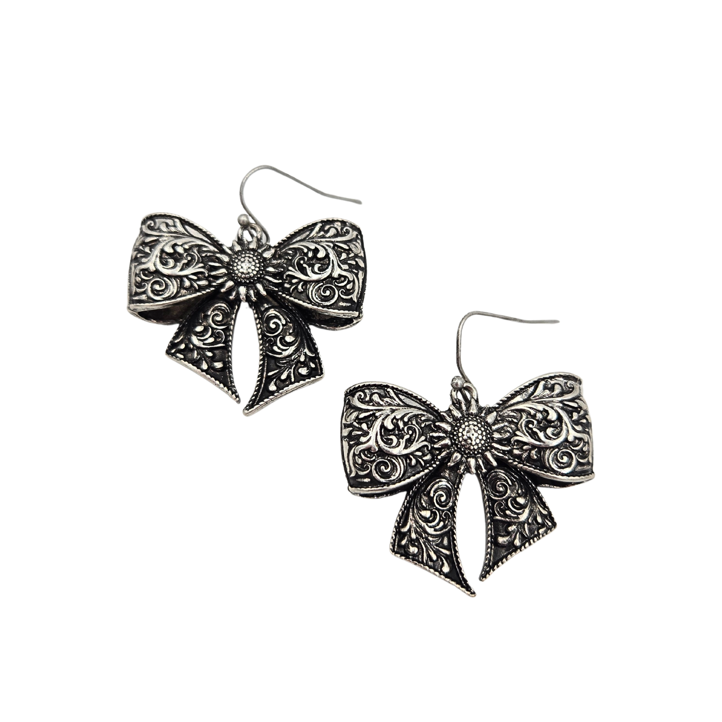 Western Filigree Bow Earrings