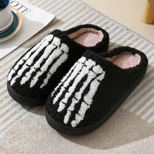 Skeleton Halloween Slippers