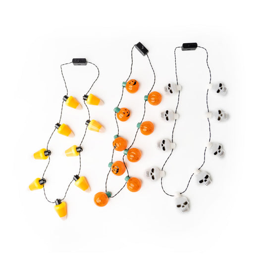 Flashing Halloween Necklaces - 3 Styles