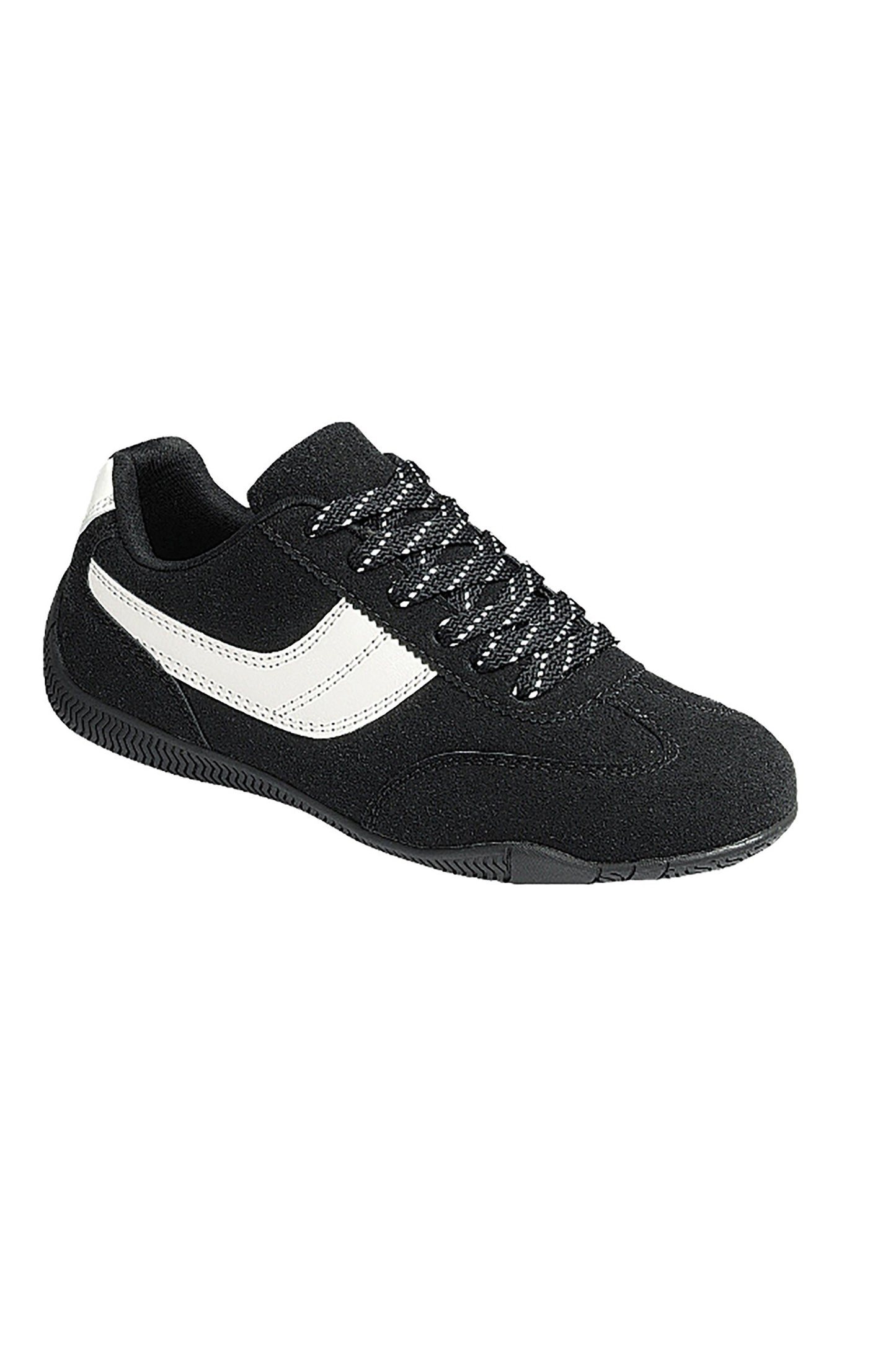 Black/White Run for It Sneakers