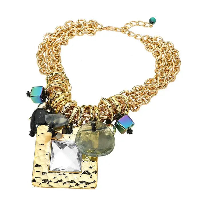 Chunky Keepsake Charm Necklace