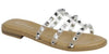 Clear Intentions Studded Sandals