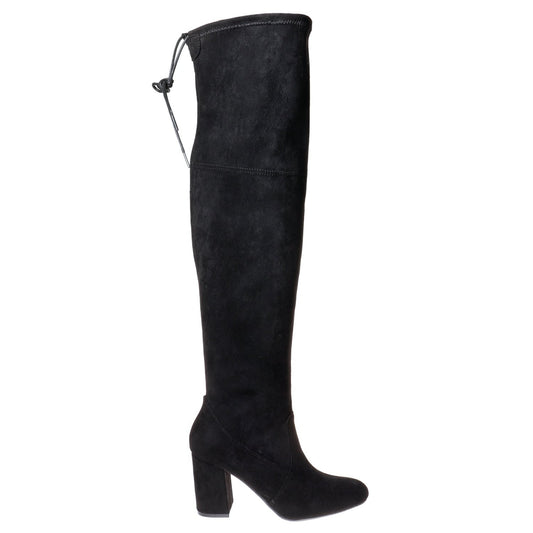 Black Ready For Adventure Knee High Boots