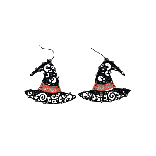 Filigree Witch's Hat Earrings