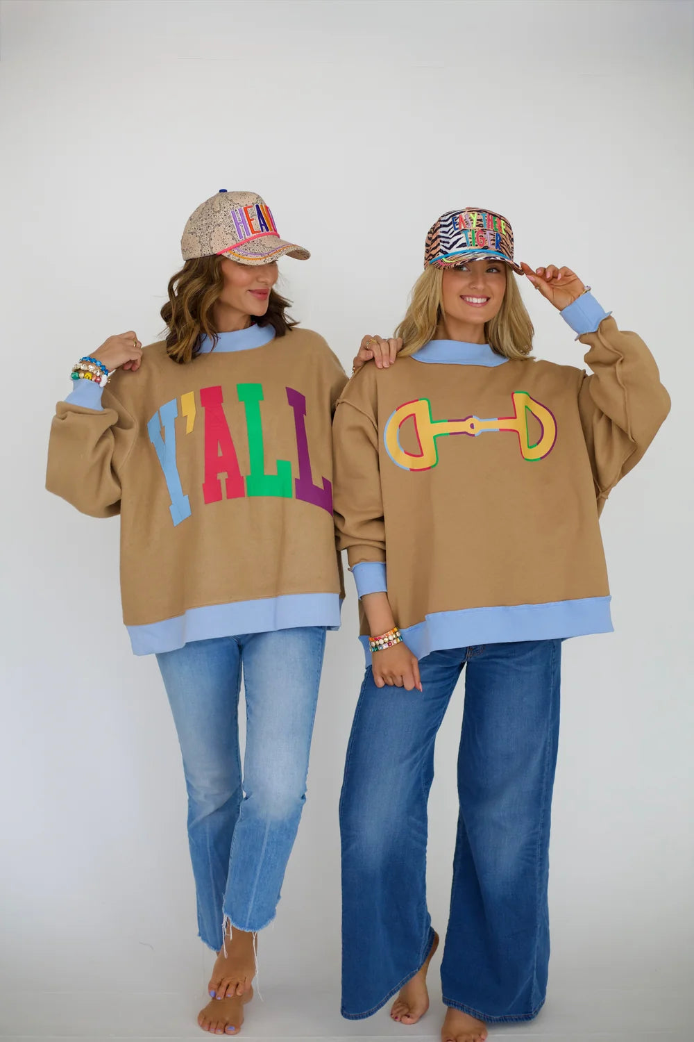 Y'ALL 2-Sided Mock Sweatshirt (Reg.)