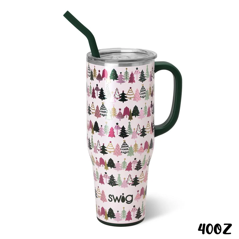 Swig Tinseled Trees Tumblers - 2 Sizes