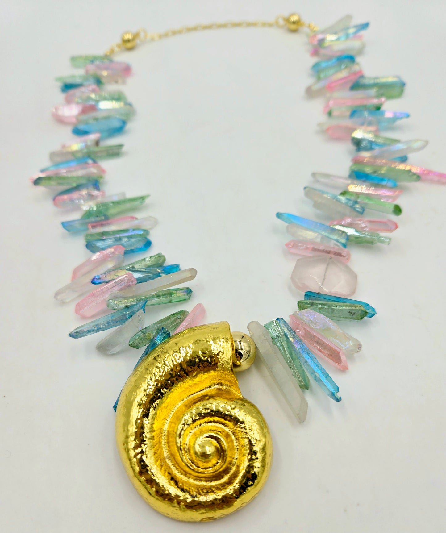 Sea Glass & Shell Necklace