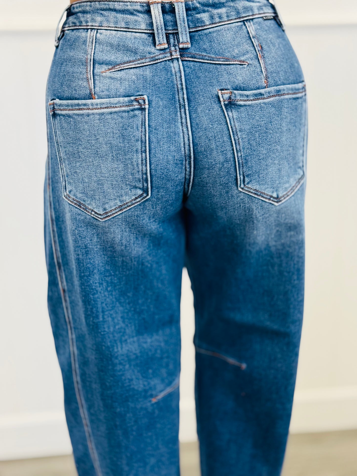 Risen Dark Beyond The Barrel Cuffed Jeans (Reg & Plus)