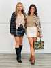 Brushed Flannel Plaid Shacket (Reg.)-2 Colors