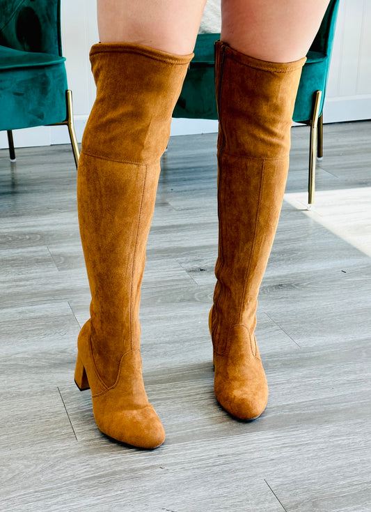 Tan Ready For Adventure Knee High Boots