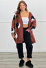 Brown Oversized Yin Yang Cardigan (Reg & Plus)