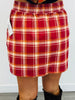Amber Plaid Skort (Reg. and Plus)