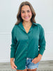 Forest Green Kathryn Classic Button Down Up (Reg. & Plus)