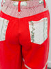 POL Apple Red Contrast Stripe Pants (Reg.)