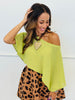 Asymmetric Hem Chiffon Poncho Top (Reg.) - 3 Colors