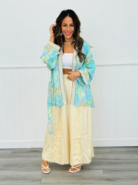 POL Aqua Multi Belted Sweater Cardigan (Reg.)