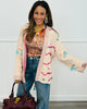 Deer Print Square Neck LS Top (Reg. and Plus)