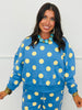 Blue/Yellow Polka Dot Sweatshirt (Reg.)