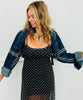 Denim Studded Bolero Shrug Jacket (Reg.) - 2 Colors