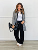 Black Contrast Waist Sweatpants (Reg & Plus)