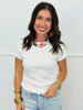 Basic Ribbed Tee (Reg.) - 4 Colors