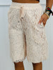 Elevated Lace Bermuda Shorts (Reg.)-2 Colors