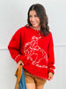 Red Lucky Baby Stitch Sweater (Reg.)