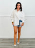 Off White Pearl & Stone Top (Reg & Plus)