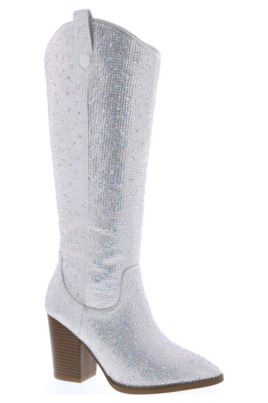 Silver Sparkle and Shine Boots