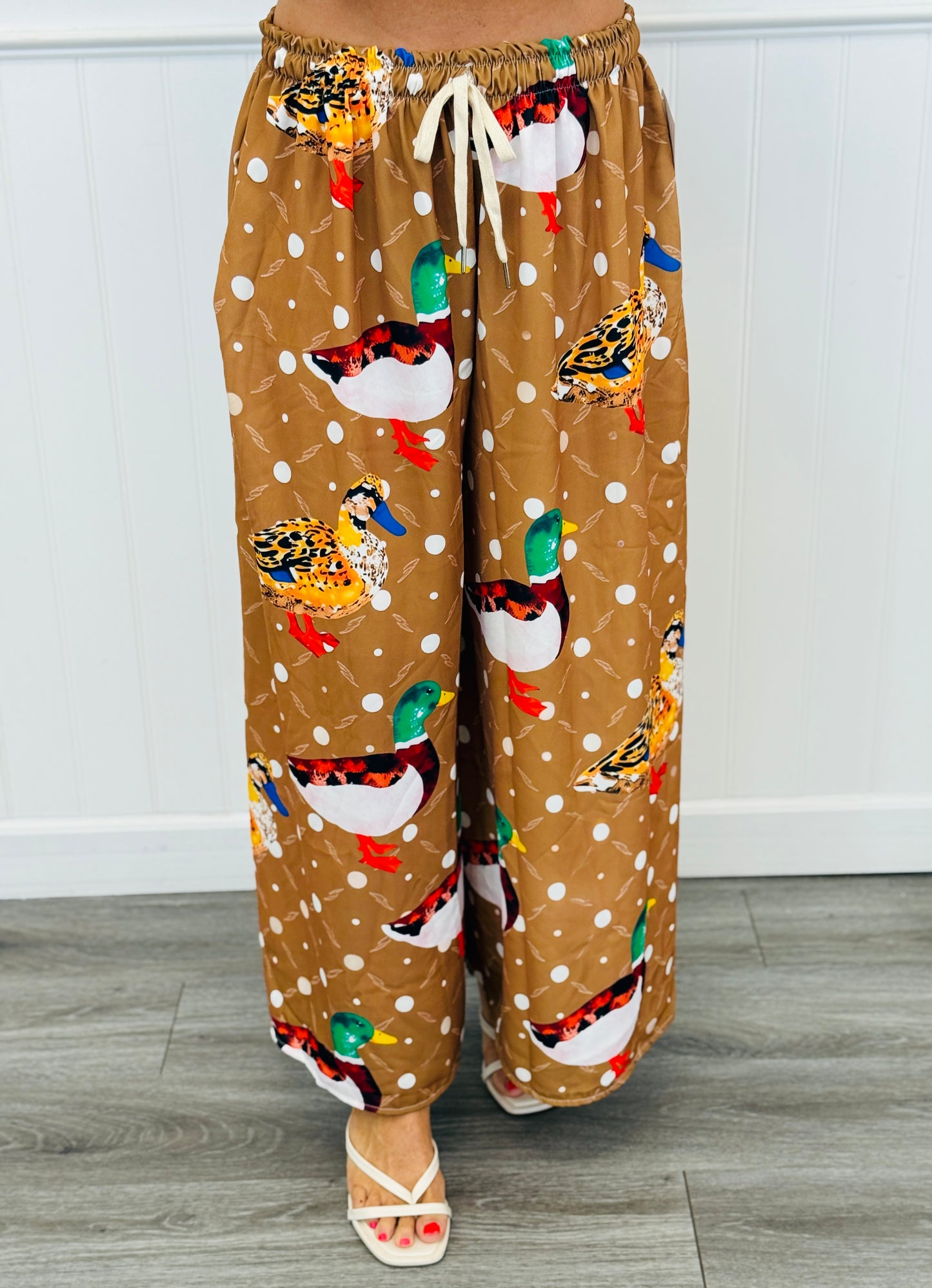 Ducks & Dots Palazzo Pants (One Size)