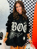 Black BOO Reversible Sweatshirt (Reg.)
