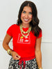 Red Amalfi Coast Tee (Reg.)