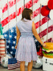 Multi Stripe Smocked Fit & Flare Mini Dress (Reg.)