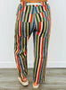Multi Stripes String Barrel Pants (Reg.)