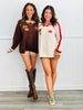 Cowboy Country Club Sweater Top (Reg.) - 2 Colors