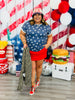 Navy Stars Galore Top (Reg & Plus)