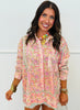 POL Coral Multi Floral Print Shirt (Reg.)