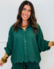 Scallop Hem Half Sleeve Blouse (Reg.) - 4 Colors