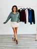 Half Zip Scuba Hoodie (Reg. and Plus) - 5 Colors