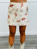 Western Print Mini Skirt (Reg.)