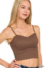 Seamless Lace Bralette Cami Top (Reg.) - 5 Colors