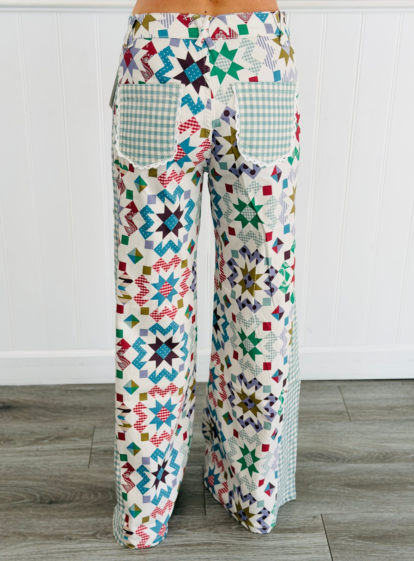 Country Quilt Denim Pants (Reg.)