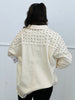 Cream Studded Splendor Shacket (Reg.)