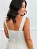 White Embroidered Midi Sundress (Reg & Plus)