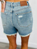 Judy Blue Beautiful Destinations Vintage Wash Shorts (Reg. and Plus)