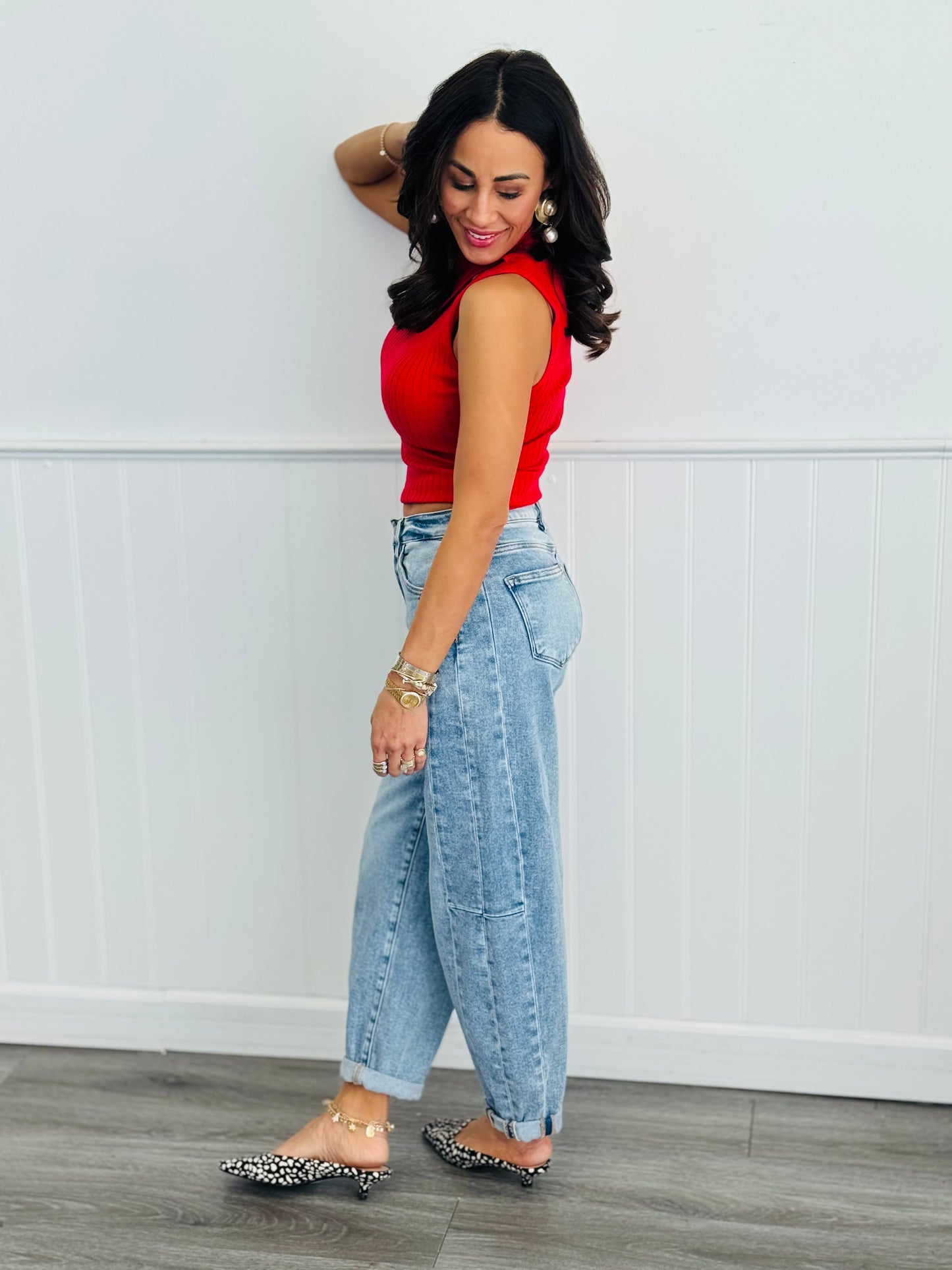 Risen Medium Rock The Night Away Barrel Jeans (Reg & Plus)